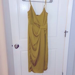 Satin midi dress